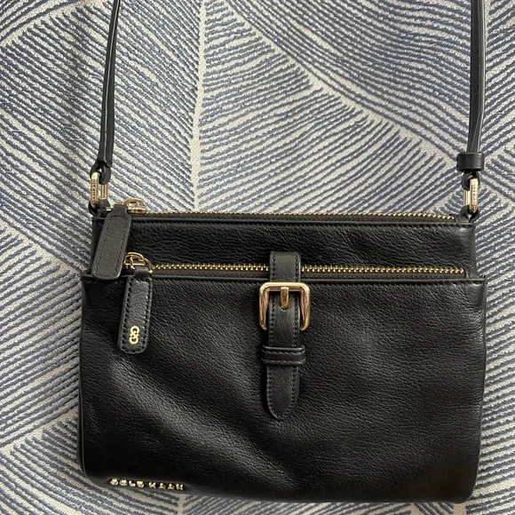 Cole Haan black crossbody - Picture 1 of 4
